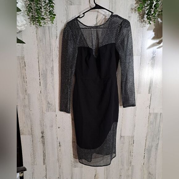 NWT BCBGMaxAzria Black Dress - Picture 3 of 11